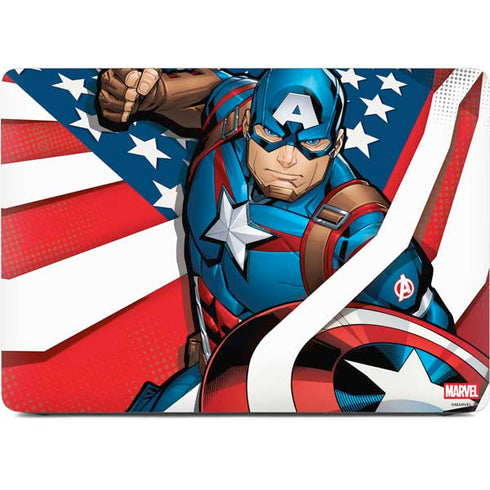 Marvel Captain America Action Pose Apple MacBook Pro 16-inch Skin